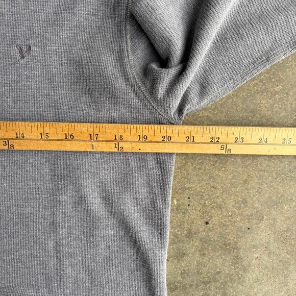 2000s y2k grey knit thermal - Picture 4 of 5